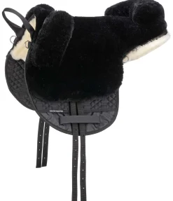 New Selle de loisir en véritable fourrure d'agneau Selles|Fourrure D'Agneau