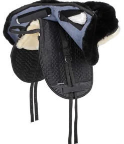 New Selle de loisir en véritable fourrure d'agneau Selles|Fourrure D'Agneau