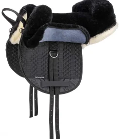 New Selle de loisir en véritable fourrure d'agneau Selles|Fourrure D'Agneau