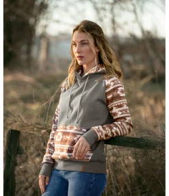 Hot Sweat à capuche Ikat Femme Vestes Sweat, Vestes Polaire & Hoodies