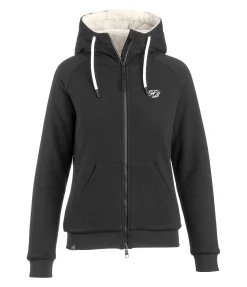 Hot Sweat zippé à capuche en polaire Teddy Kaja Femme Vestes Sweat, Vestes Polaire & Hoodies