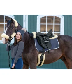 Clearance Tapis de selle en véritable fourrure d'agneau Queensland Fourrure D'Agneau|Tapis De Selle & Chabraques