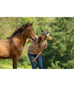 T-shirt Ikat Femme T-Shirts À Manches Courtes