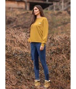 Best T-shirt à manches longues en coton Sooke Femme T-Shirts À Manches Longues