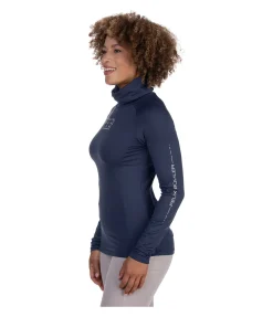 Outlet T-shirt col roulé en stretch Performance à manches longues Jonna Femme T-Shirts À Manches Longues