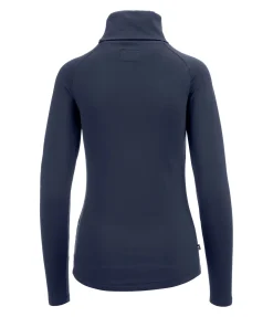 Outlet T-shirt col roulé en stretch Performance à manches longues Jonna Femme T-Shirts À Manches Longues