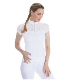 Discount T-shirt de concours technique Kristina Femme T-Shirts À Manches Courtes|Hauts D'Équitation De Concours