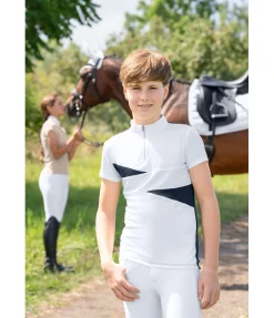 T-shirt de concours unisexe enfant Eike Enfant Mode D'Équitation De Concours Enfants