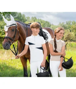 T-shirt de concours unisexe enfant Eike Enfant Mode D'Équitation De Concours Enfants