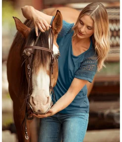 Sale T-shirt femme Leyna Femme T-Shirts À Manches Courtes