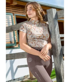 Clearance T-shirt fonctionnel zippé Callie Femme T-Shirts À Manches Courtes