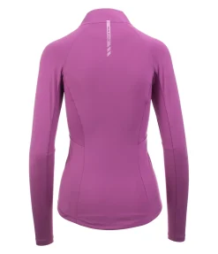 New T-shirt technique à manches longues zippé Sofie Femme T-Shirts À Manches Longues|Hauts D'Équitation De Concours