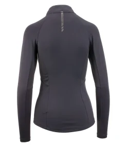 T-shirt technique à manches longues zippé Sofie Femme T-Shirts À Manches Longues|Hauts D'Équitation De Concours