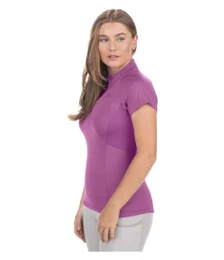 Outlet T-shirt technique à zip Lola Femme T-Shirts À Manches Courtes|Hauts D'Équitation De Concours