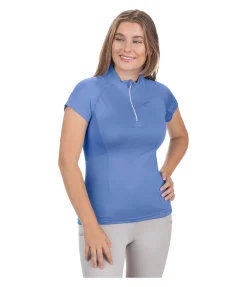 Outlet T-shirt technique à zip Lola Femme T-Shirts À Manches Courtes|Hauts D'Équitation De Concours