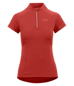 Online T-shirt technique à zip Lola Femme T-Shirts À Manches Courtes|Hauts D'Équitation De Concours