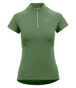 T-shirt technique à zip Lola Femme T-Shirts À Manches Courtes|Hauts D'Équitation De Concours