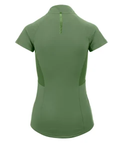T-shirt technique à zip Lola Femme T-Shirts À Manches Courtes|Hauts D'Équitation De Concours