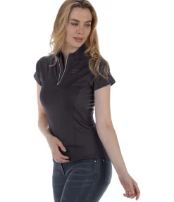 Best T-shirt technique à zip Lola Femme T-Shirts À Manches Courtes|Hauts D'Équitation De Concours