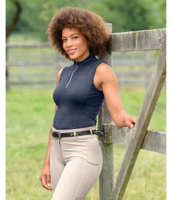 New T-shirt technique zippé Lana Femme T-Shirts À Manches Courtes