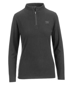 Hot T-shirt technique côtelé Cosy Femme T-Shirts À Manches Longues