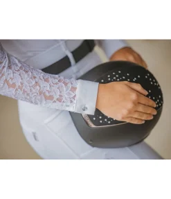 Clearance T-shirt technique de concours à manches longues Jule II Femme Hauts D'Équitation De Concours