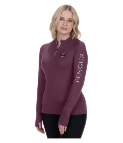 Outlet T-shirt technique en bambou Sjana Femme T-Shirts À Manches Longues