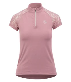 New T-shirt technique zippé Christine Femme T-Shirts À Manches Courtes