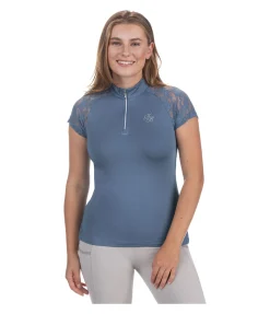 Outlet T-shirt technique zippé Christine Femme T-Shirts À Manches Courtes