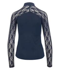 Hot T-shirt technique zippé à manches longues Sanne Femme T-Shirts À Manches Longues