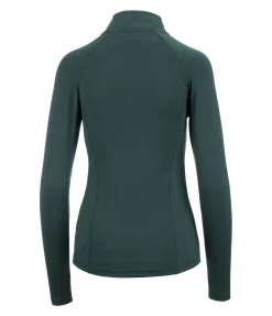 T-shirt technique zippé à manches longues Lea Femme T-Shirts À Manches Longues