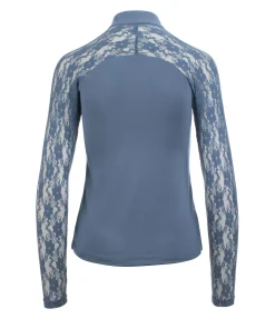 Online T-shirt technique zippé à manches longues Sanne Femme T-Shirts À Manches Longues