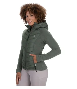 Clearance Veste bi-matière à capuche Elisa Femme Vestes Sweat, Vestes Polaire & Hoodies