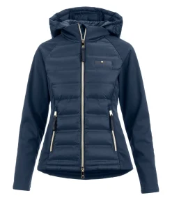 Discount Veste bi-matière à capuche Jolie Femme Vestes & Manteaux