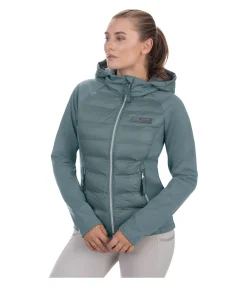 Clearance Veste bi-matière à capuche Jolie Femme Vestes & Manteaux