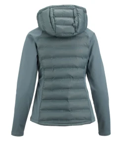 Clearance Veste bi-matière à capuche Jolie Femme Vestes & Manteaux