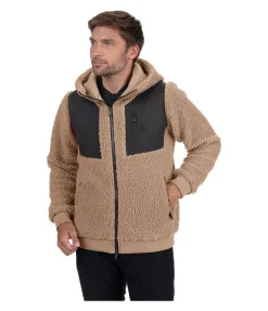 Sale Veste bi-matière avec polaire Teddy homme Ottawa Homme Vestes D'Équitation Homme