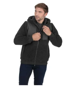 Veste bi-matière avec polaire Teddy homme Ottawa Homme Vestes D'Équitation Homme