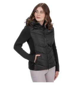 Outlet Veste d'équitation bi-matière à capuche Melli Femme Vestes & Manteaux