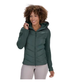 Discount Veste d'équitation bi-matière à capuche Melli Femme Vestes & Manteaux