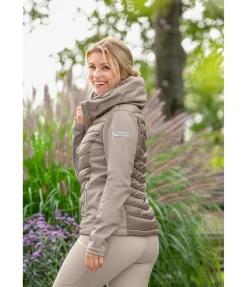 Discount Veste d'équitation bi-matière à capuche Cora Femme Vestes & Manteaux