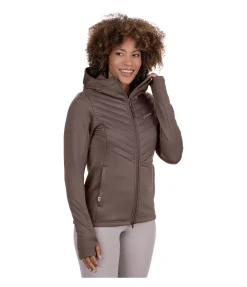 Hot Veste d'équitation bi-matière à capuche Mara Femme Vestes & Manteaux