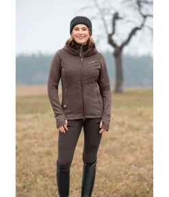Hot Veste d'équitation bi-matière à capuche Mara Femme Vestes & Manteaux