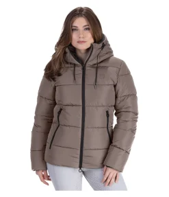 Outlet Veste d'équitation matelassée à capuche Leela II Femme Vestes & Manteaux