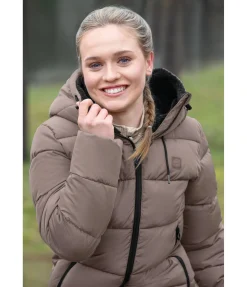 Outlet Veste d'équitation matelassée à capuche Leela II Femme Vestes & Manteaux
