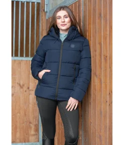 Outlet Veste d'équitation matelassée à capuche Leela II Femme Vestes & Manteaux