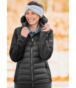 Best Veste d'équitation softshell bi-matière à capuche Celina Femme Vestes & Manteaux