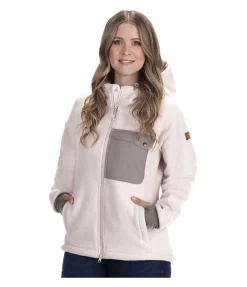 Sale Veste en sherpa à capuche Rockies Femme Vestes Sweat, Vestes Polaire & Hoodies