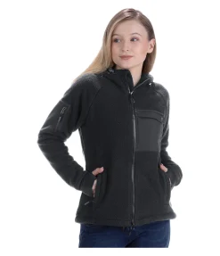 Discount Veste en sherpa à capuche Rockies Femme Vestes Sweat, Vestes Polaire & Hoodies
