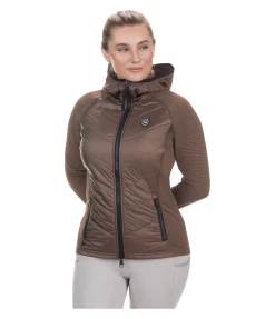 Hot Veste stretch bi-matière à capuche Lene Femme Vestes & Manteaux